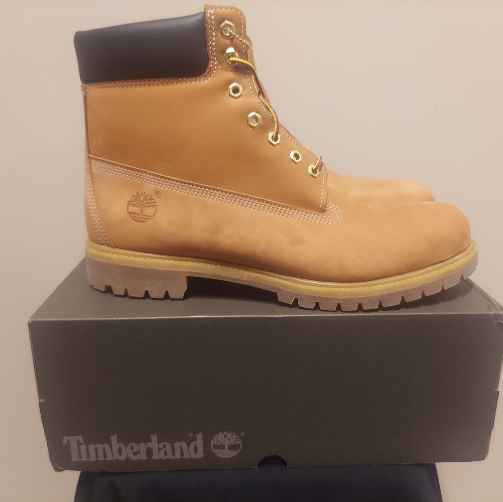 TIMBERLAND 6 INCH PREMIUM WATERPROOF NUBUCK BOOTS- TB 06543A-231 Size 13 MM- New
